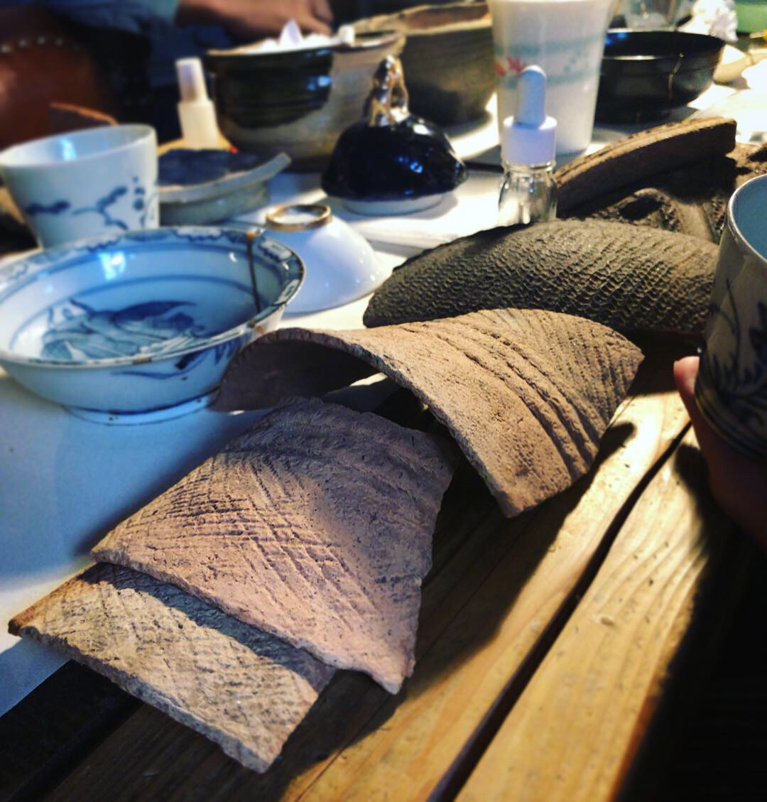 縄文土器片
